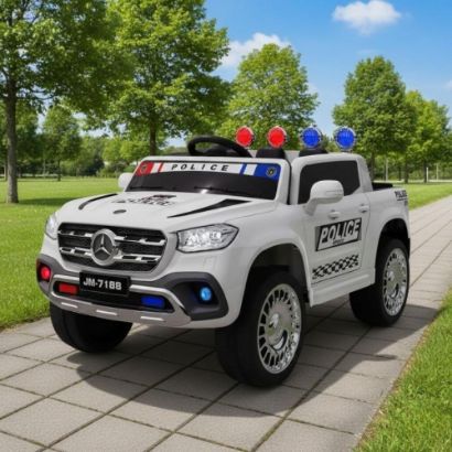 صورة سيارة أطفال كهربائية شكل شرطة